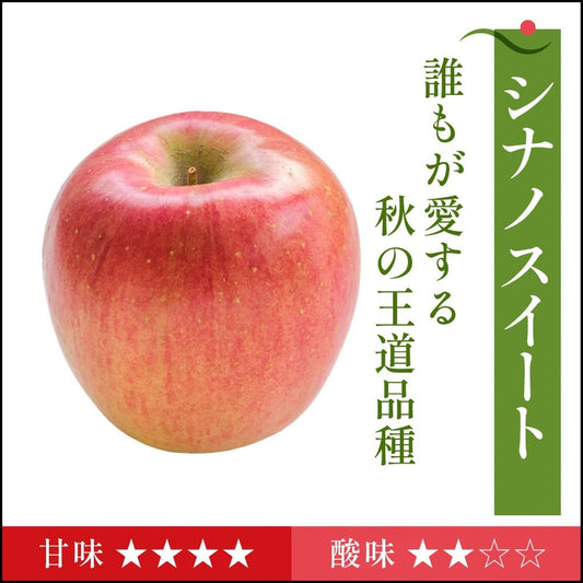 【10月下旬採れたて発送】シナノスイート　家庭用 - 旬果365
