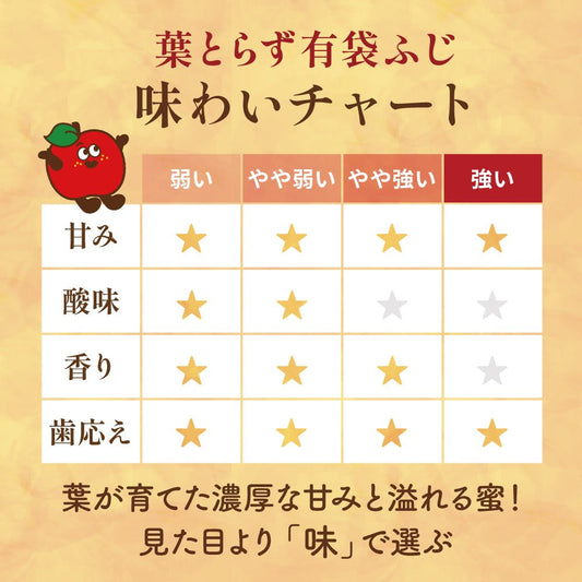 葉とらず有袋ふじ　家庭用 - 旬果365